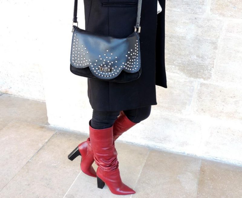 bottes rouge zara